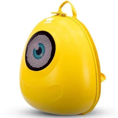 Woxter Mochila con pantalla LED Loy-Big Eye Amarilla